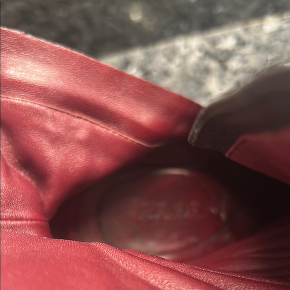 Prada Black Leather Heeled 3” Boots Women’s size 36.5 (6.5) - Picture 7 of 13